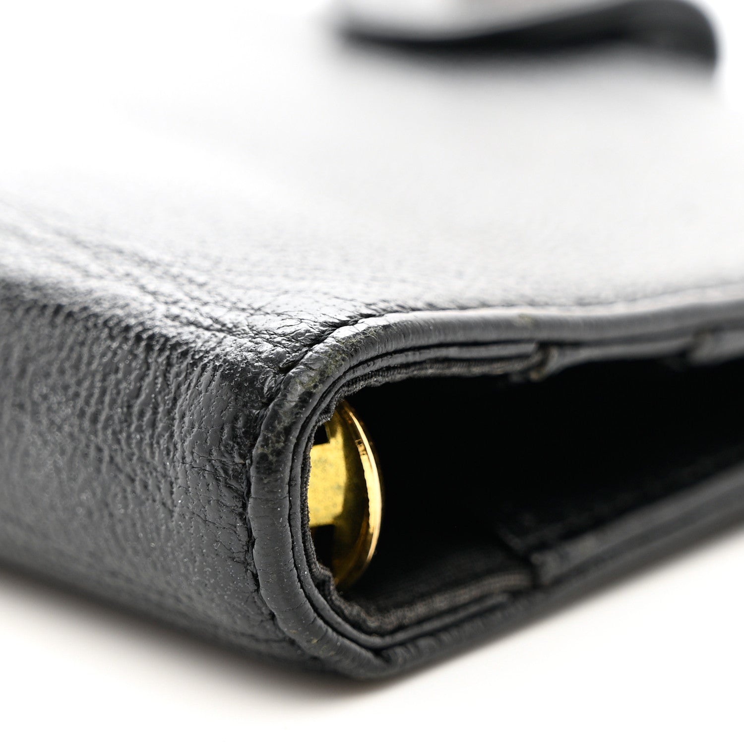 Chanel Goatskin Small Ring Agenda Planner Black 9 of 9