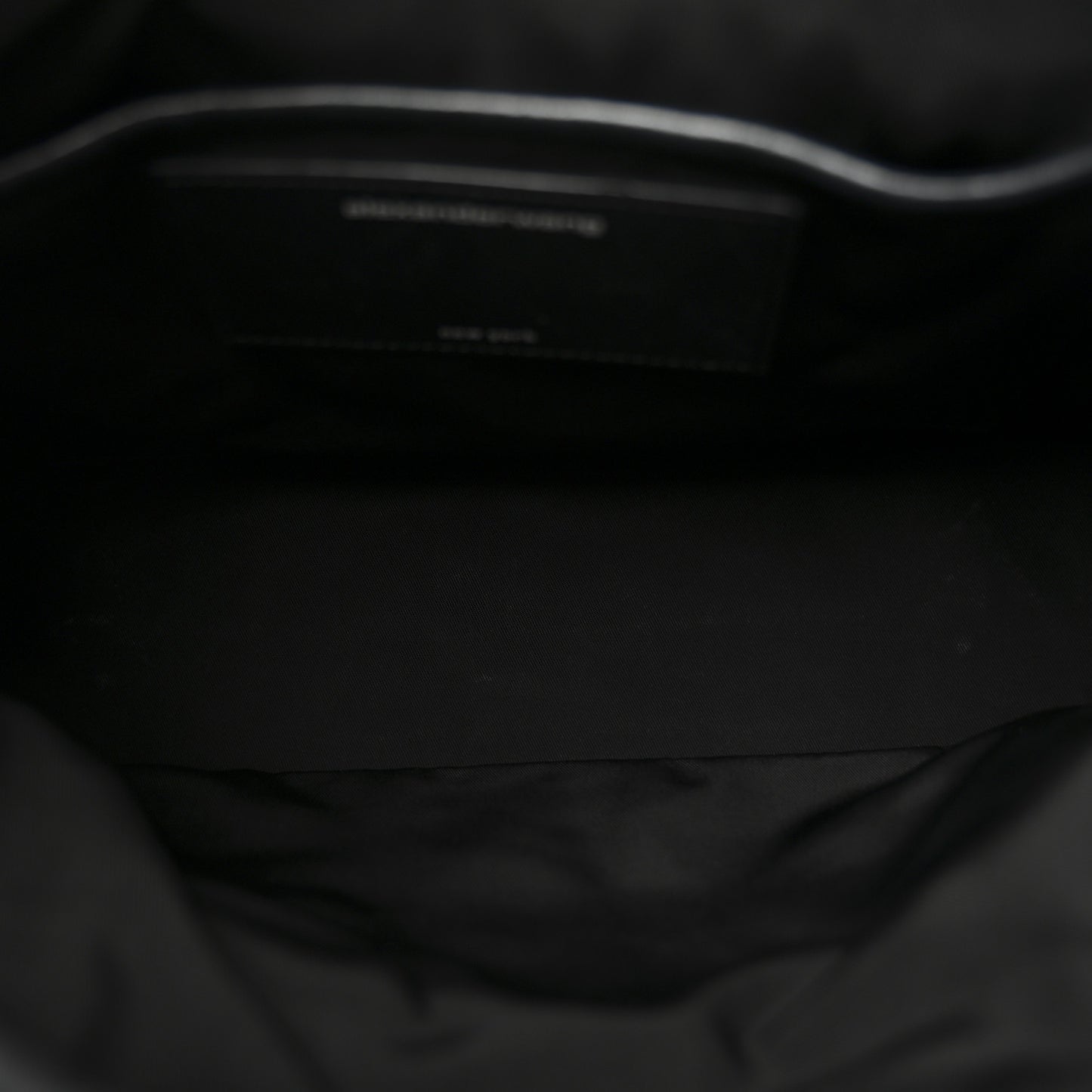 Lambskin Nylon Small Ryan Bag Black