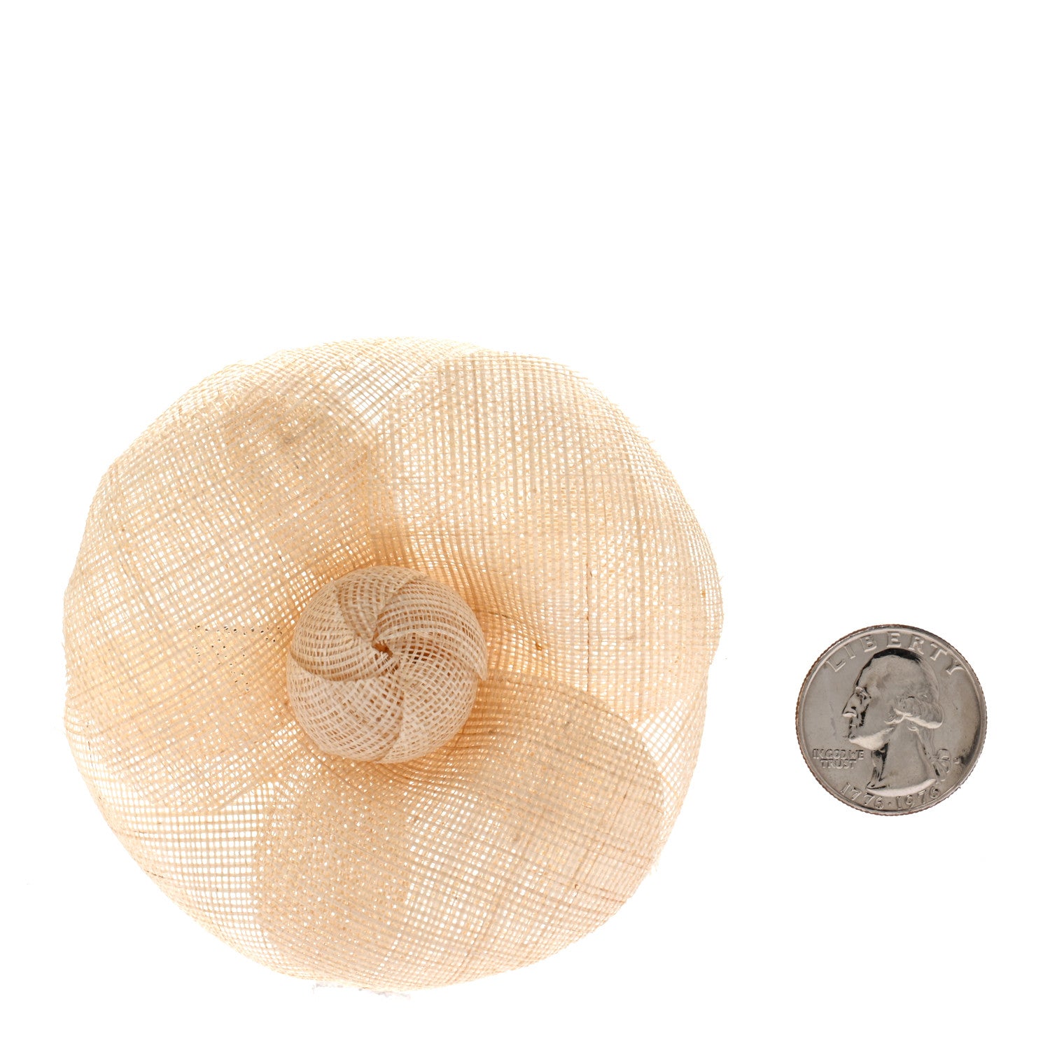 Chanel Linen Camellia Pin Brooch 2 of 5