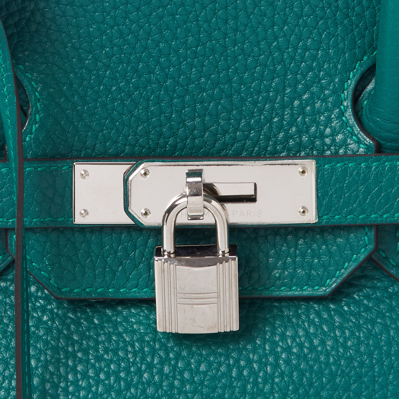 Hermes Taurillon Clemence Birkin 35 Malachite 19 of 30