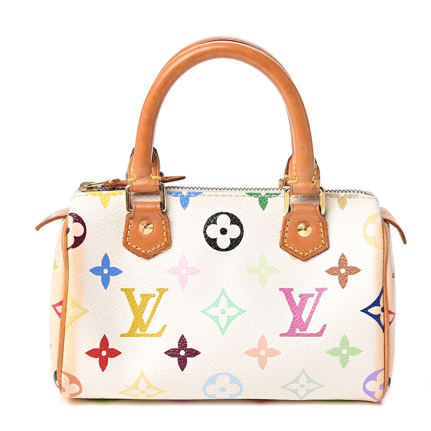 Louis Vuitton Monogram Multicolor Mini Sac HL Speedy White 1 of 9