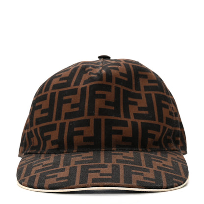 Fendi Canvas FF Reloaded Baseball Hat Tobacco White 3 of 12