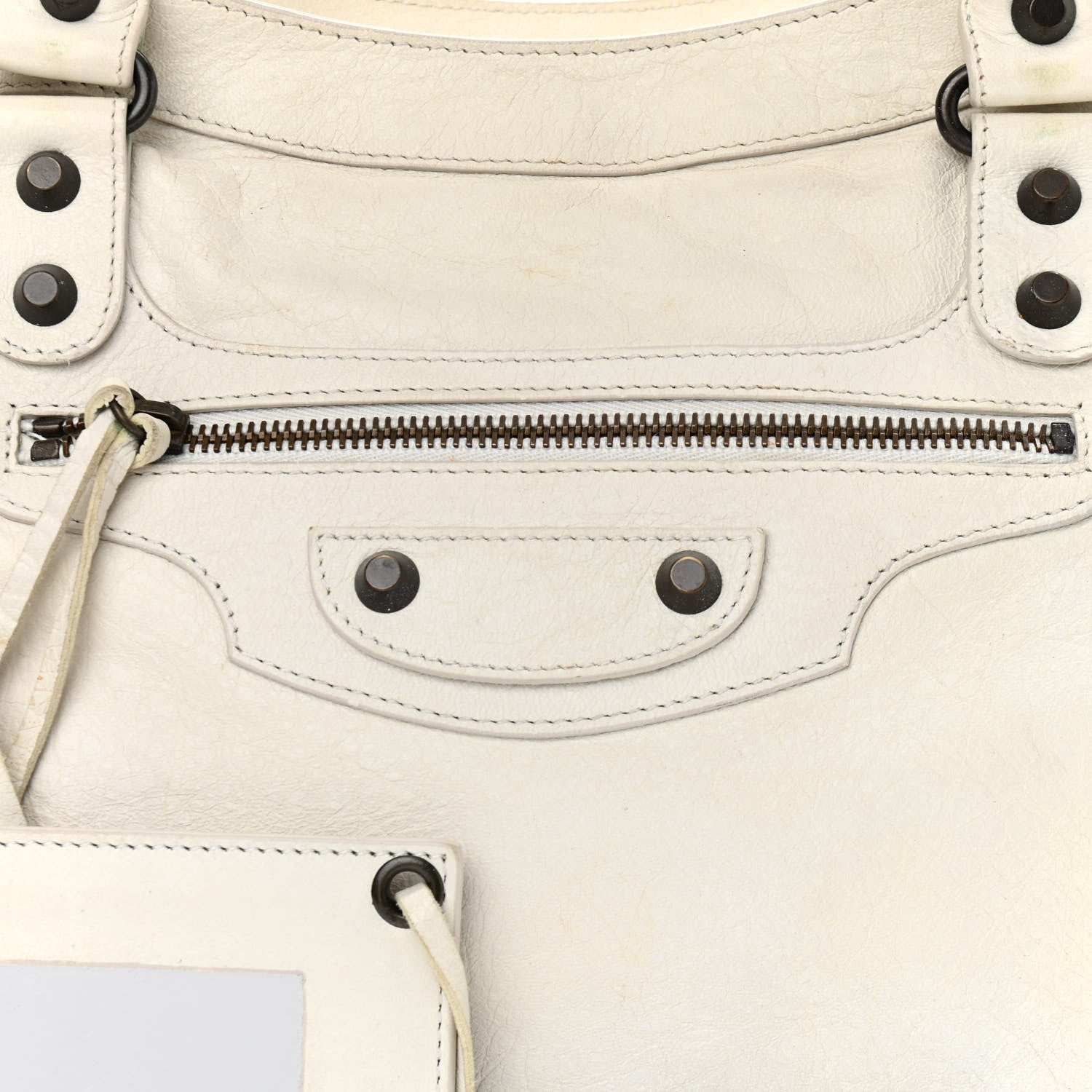 Balenciaga Agneau Classic Hardware City White Light 8 of 12