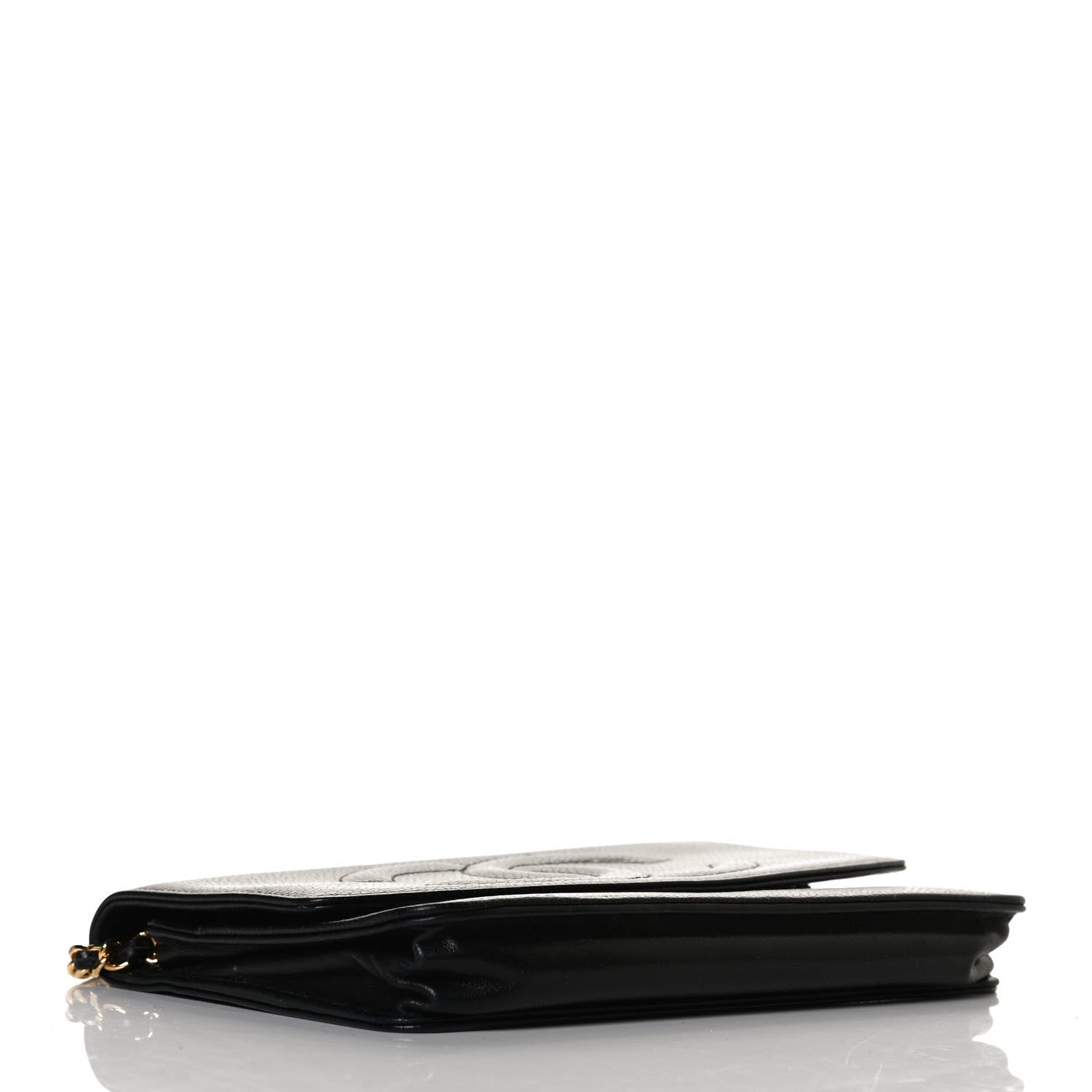 Chanel Caviar Timeless CC Wallet On Chain WOC Black 4 of 15