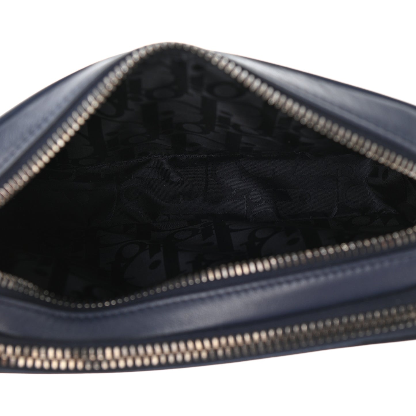 x Descente Double Zip Crossbody Navy Blue