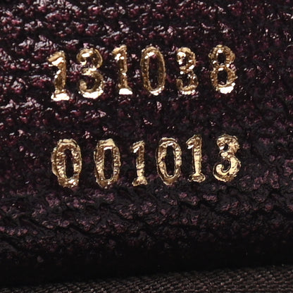 Gucci Monogram Bamboo Ring Hobo Aubergine 7 of 9