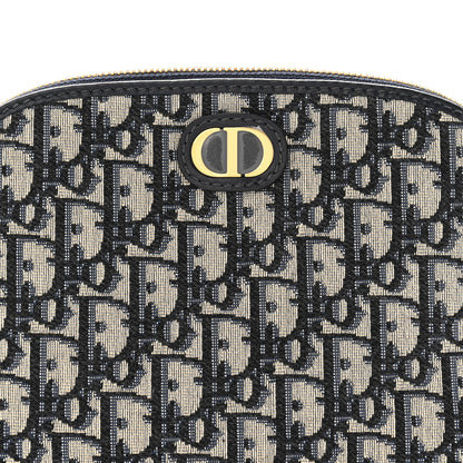 Christian Dior Oblique 30 Montaigne Cosmetic Pouch Blue 8 of 11