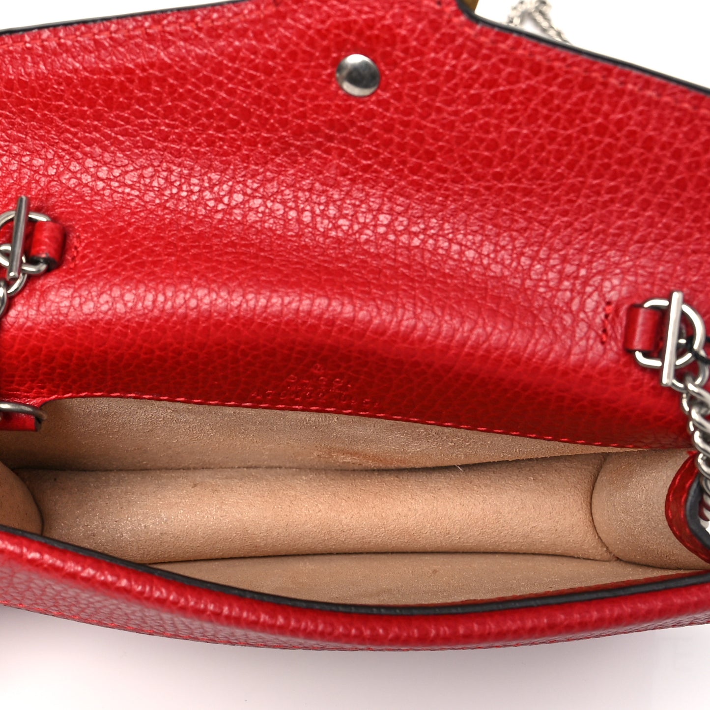 Calfskin Super Mini Dionysus Shoulder Bag Hibiscus Red