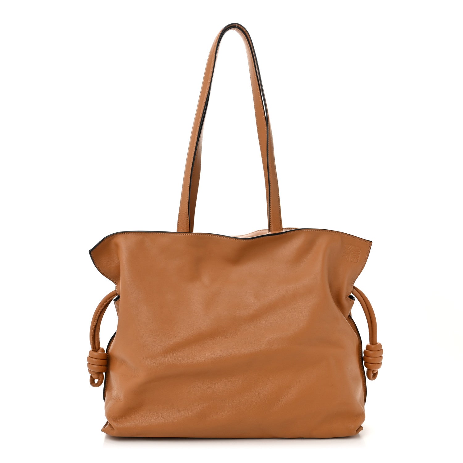 Loewe Calfskin Large Flamenco Knot Bag Warm Desert 1 of 10