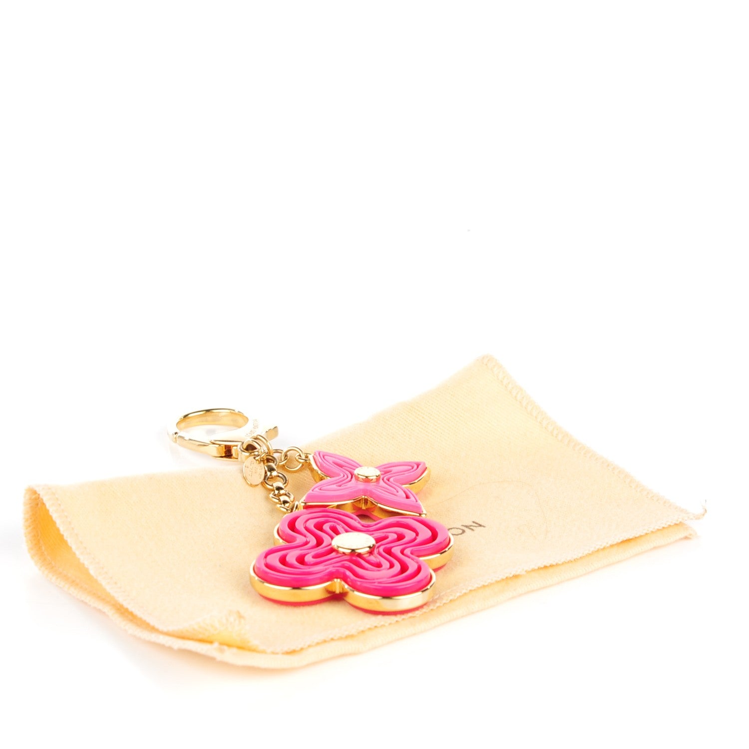 Louis Vuitton Resin Naif Bag Charm Pink 6 of 10