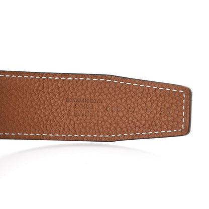 Hermes Box Togo 32mm H Belt 95 Black Gold 7 of 8