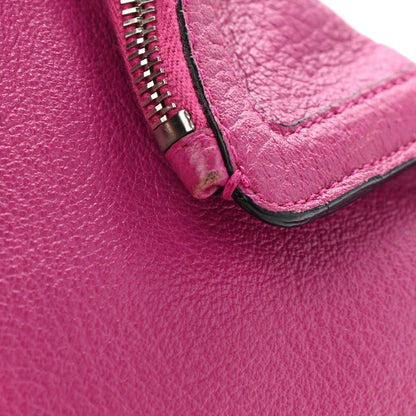Alexander McQueen Calfskin De Manta Clutch Pink 12 of 14