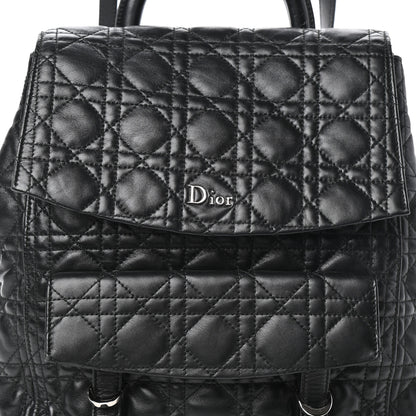 Christian Dior Lambskin Cannage Large Stardust Backpack Black 7 of 9