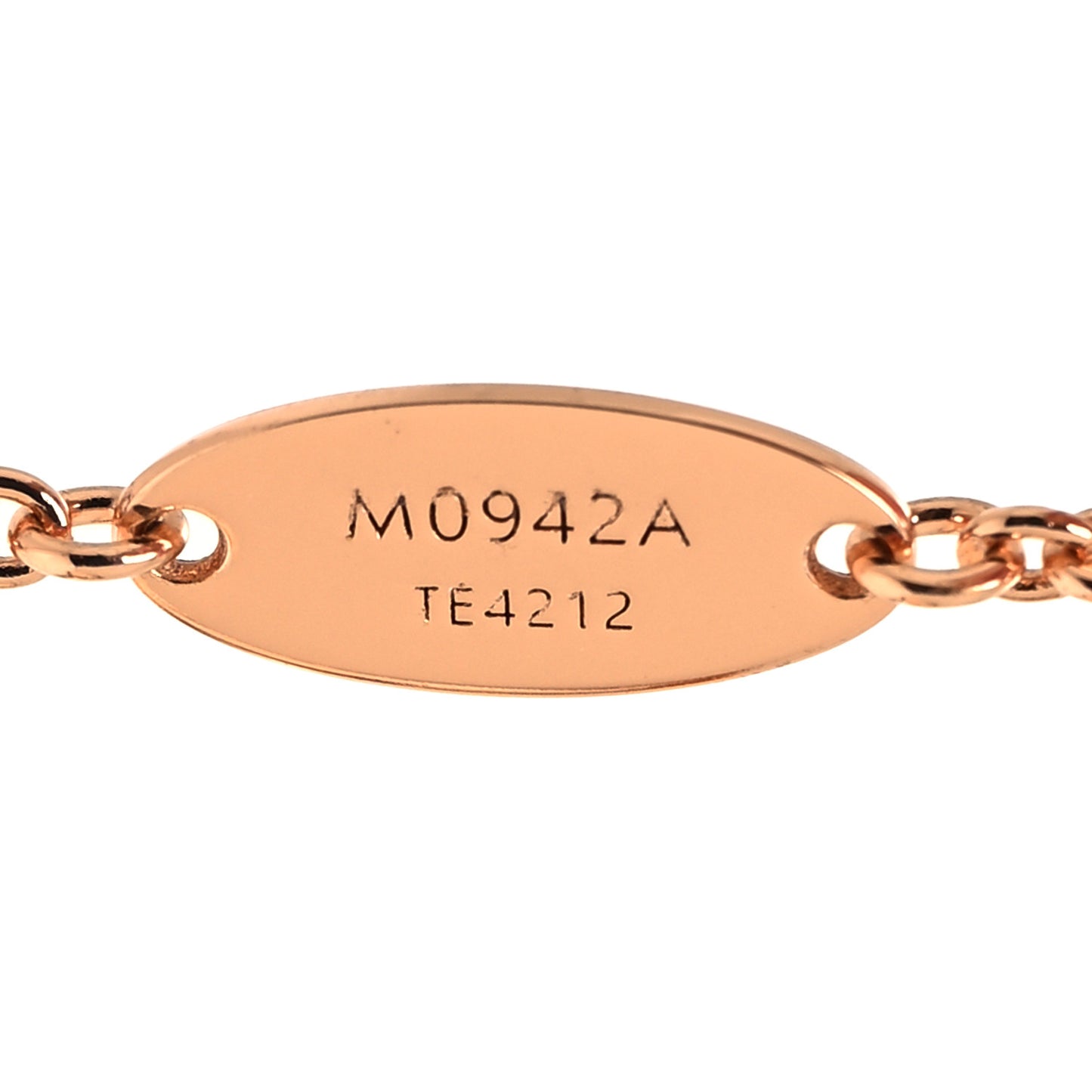 Metal Crystal LV Iconic Blush Bracelet Blush Pink