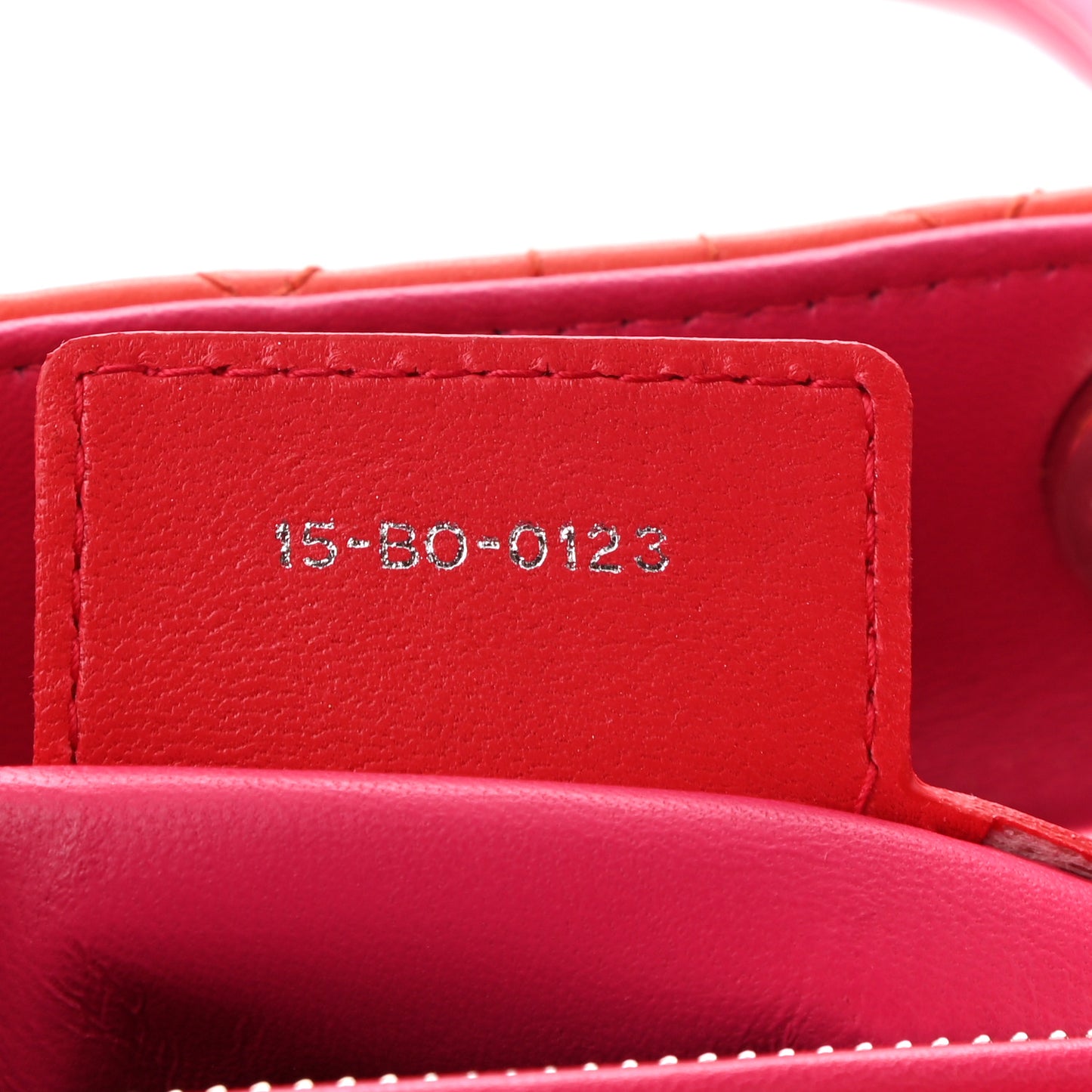 Lambskin Cannage Tri-Color Medium Lady Dior Orange Riviera Fuchsia Cosmopolitan Lipstick Natural