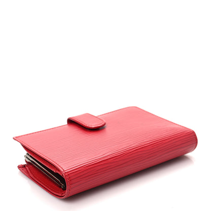 Louis Vuitton Epi French Purse Wallet Castillan Red 4 of 7
