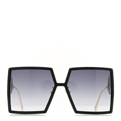 Christian Dior Acetate Square 30 Montaigne Sunglasses Black 2 of 6