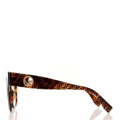 Fendi Acetate F is Fendi FF Cat Eye Sunglasses FF 0359/G/S Havana 3 of 6
