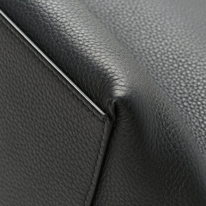 Salvatore Ferragamo Calfskin Gancini Twins 24 Messenger Bag Black 11 of 11