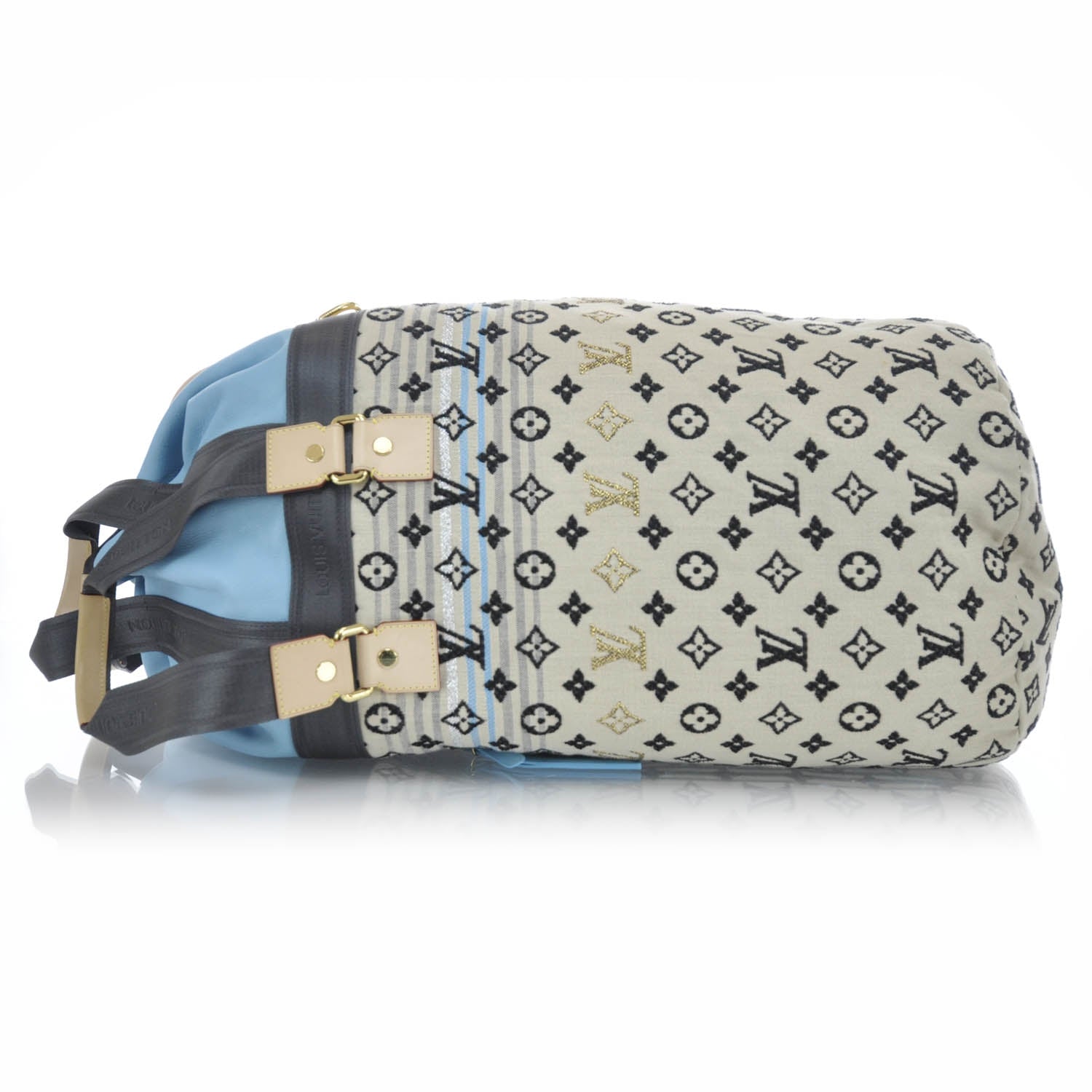 Louis Vuitton Monogram Cheche Gypsy GM Bag Blue 12 of 14