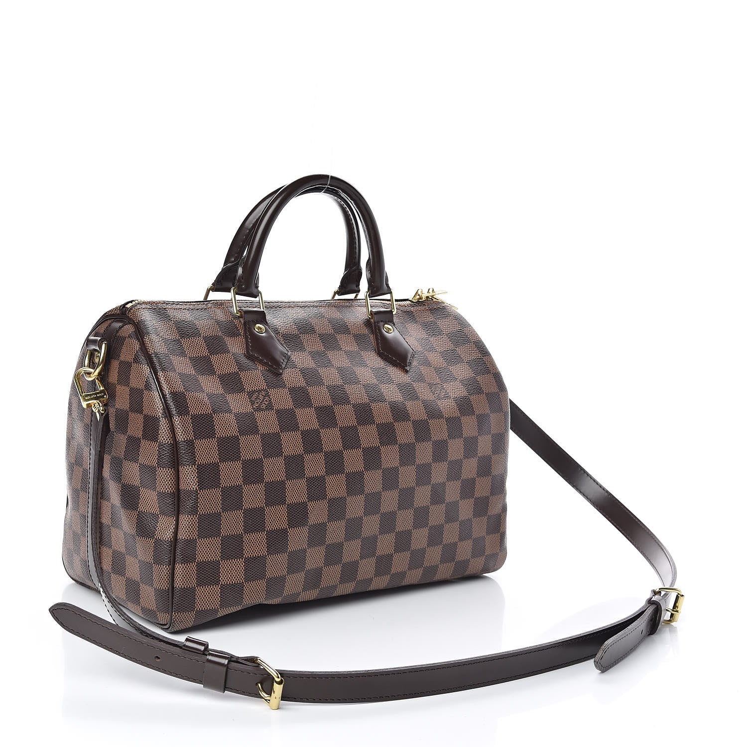 Louis Vuitton Damier Ebene Speedy Bandouliere 30 4 of 12