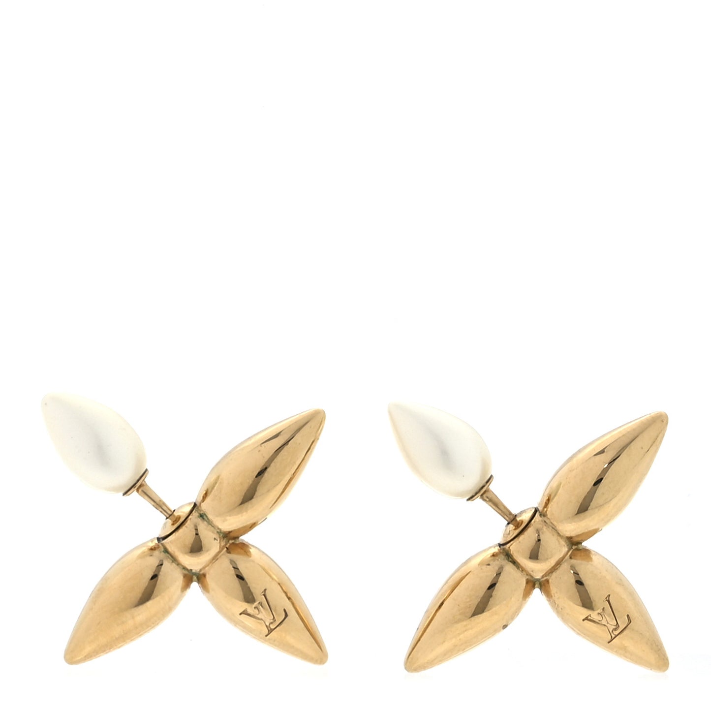 Pearl Louisette By Night Earrings Gold
