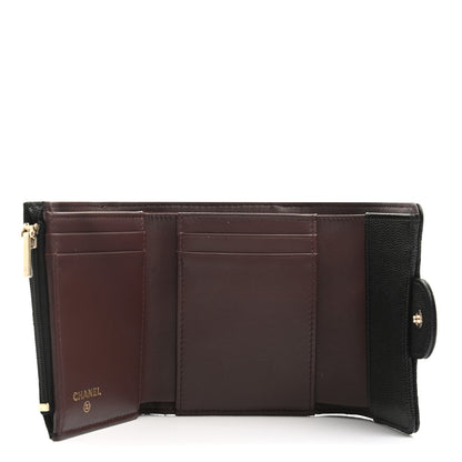 Chanel Caviar Quilted Small Flap Wallet Black 5 of 8