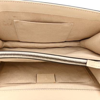 Gucci Calfskin Bamboo Web Medium Dionysus Top Handle Bag White Blue Hibiscus Red 5 of 13