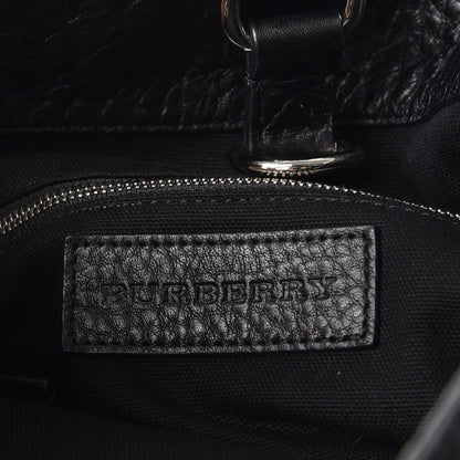 Burberry Calfskin Studded Medium Susanna Hobo Black 6 of 8