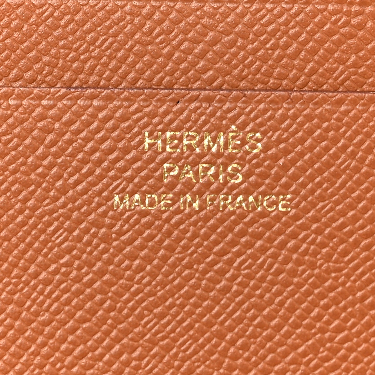 Madame Calfskin Medor Card Holder Gold