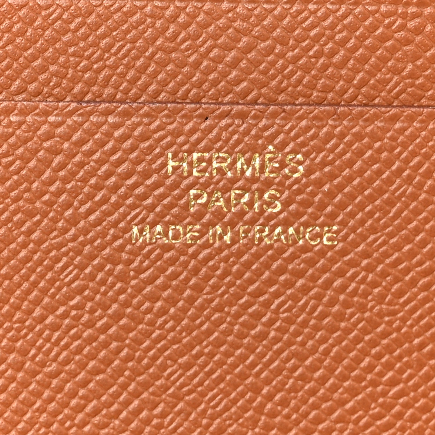 Hermes Madame Calfskin Medor Card Holder Gold 6 of 6