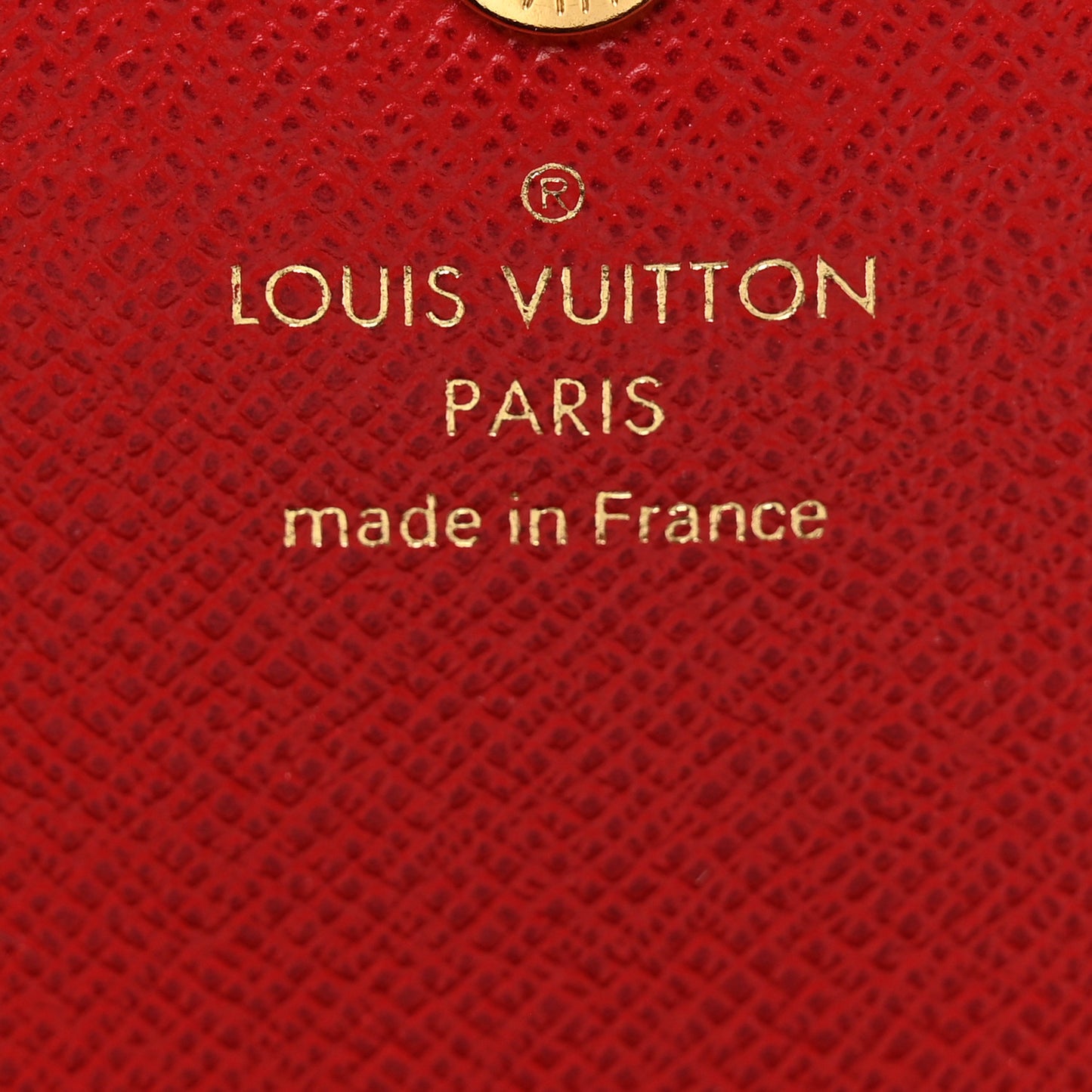 Damier Ebene Emilie Wallet Red