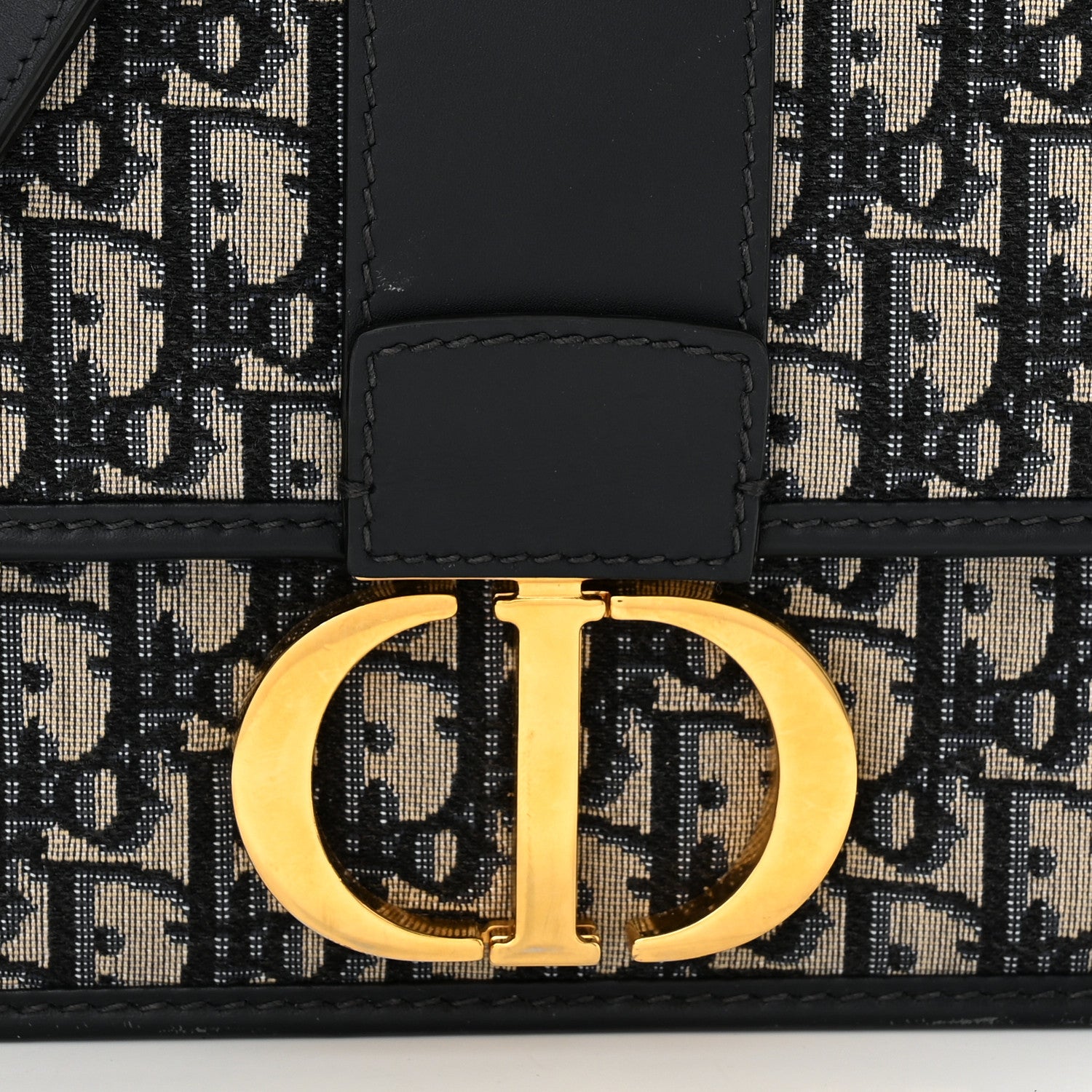 Christian Dior Oblique 30 Montaigne Flap Bag Blue 12 of 12