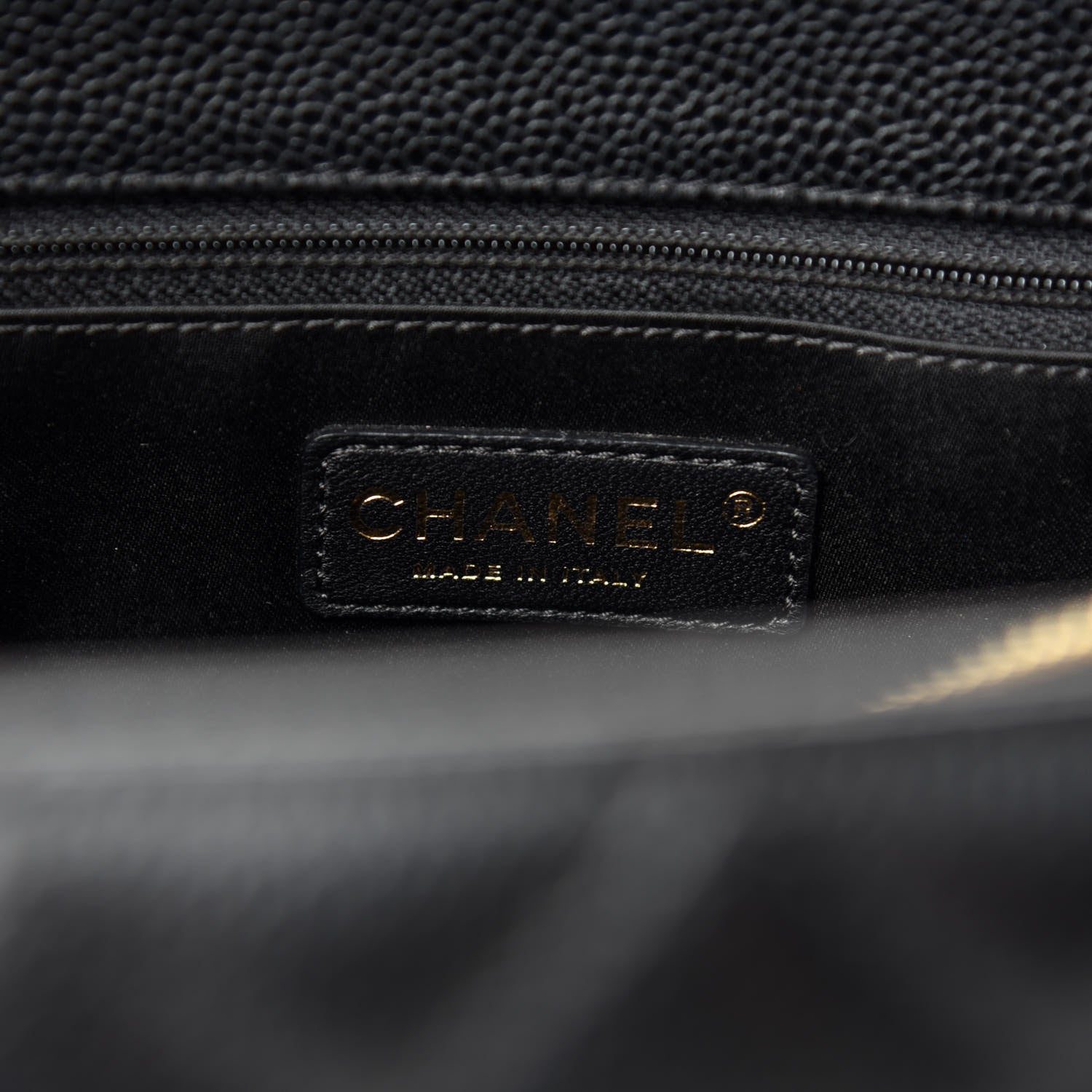 Chanel Caviar Quilted Grand Shopping Tote GST Black 8 of 10