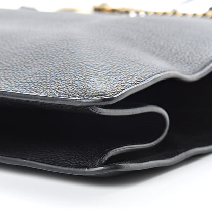 Chloe Grained Calfskin Suede Medium Faye Tote Black 10 of 11