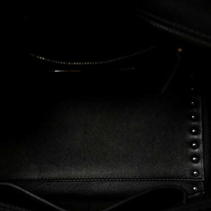 Valentino Garavani Vitello Small Rockstud Double Handle Tote Black 5 of 9