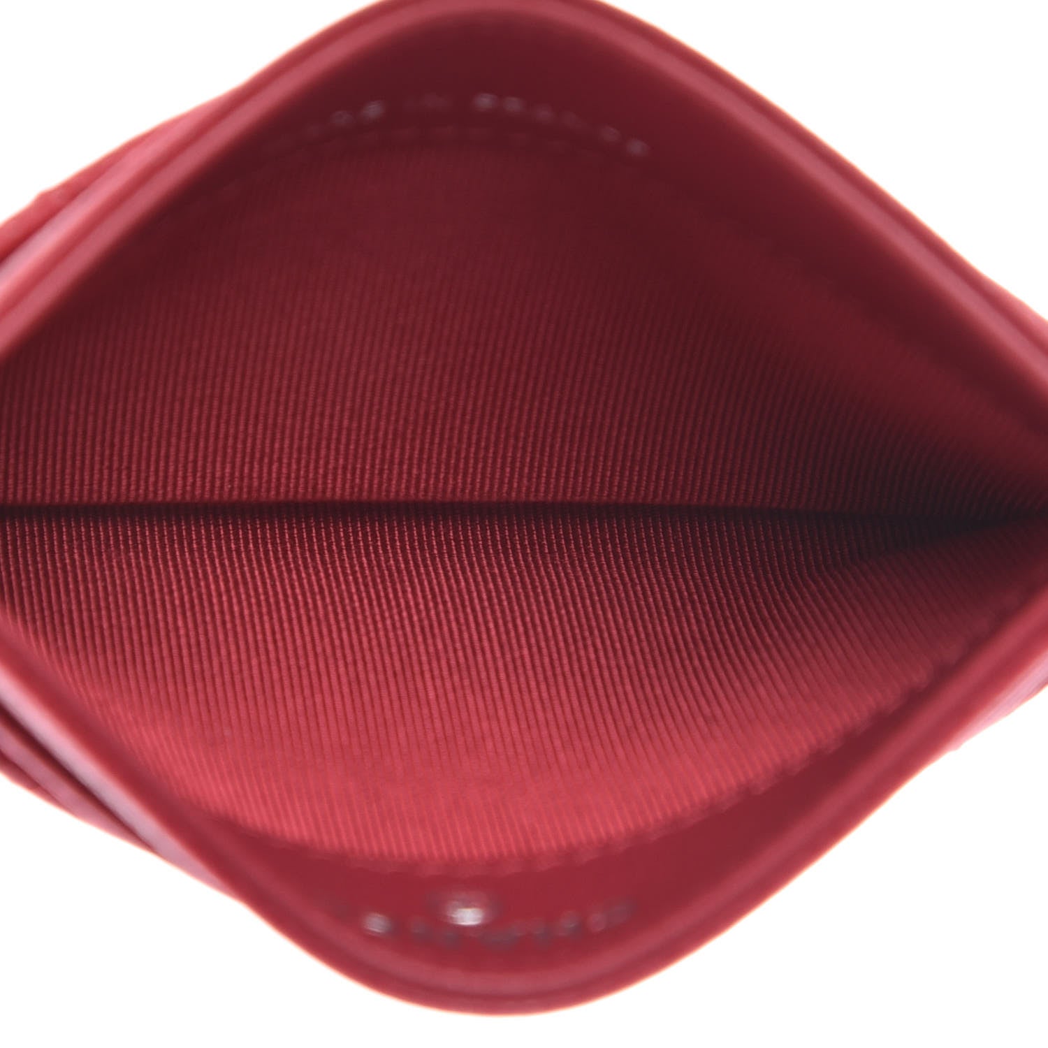 Chanel Caviar Quilted Card Holder Dark Pink 5 of 9