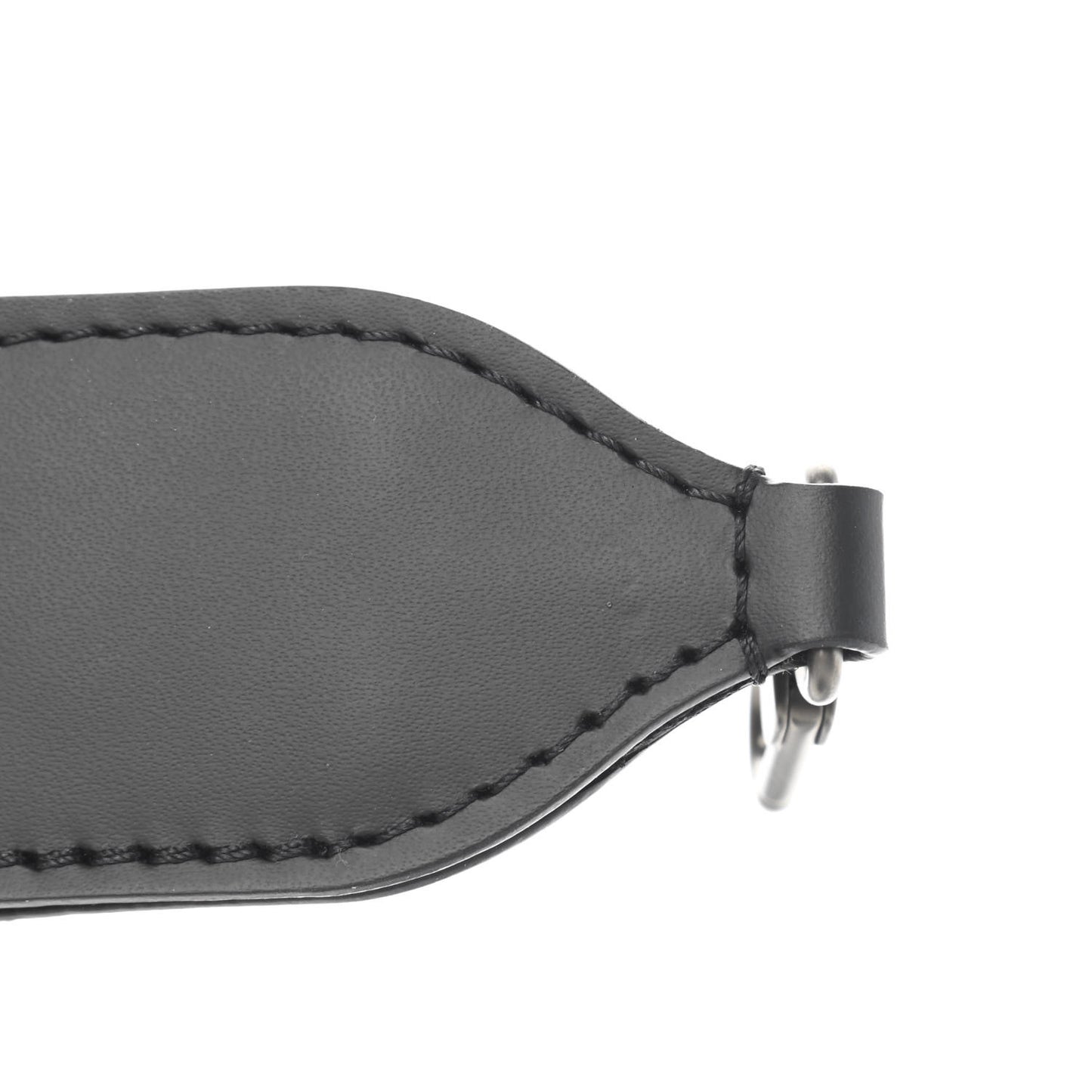 Nylon Calfskin Horizon Clutch Strap Black