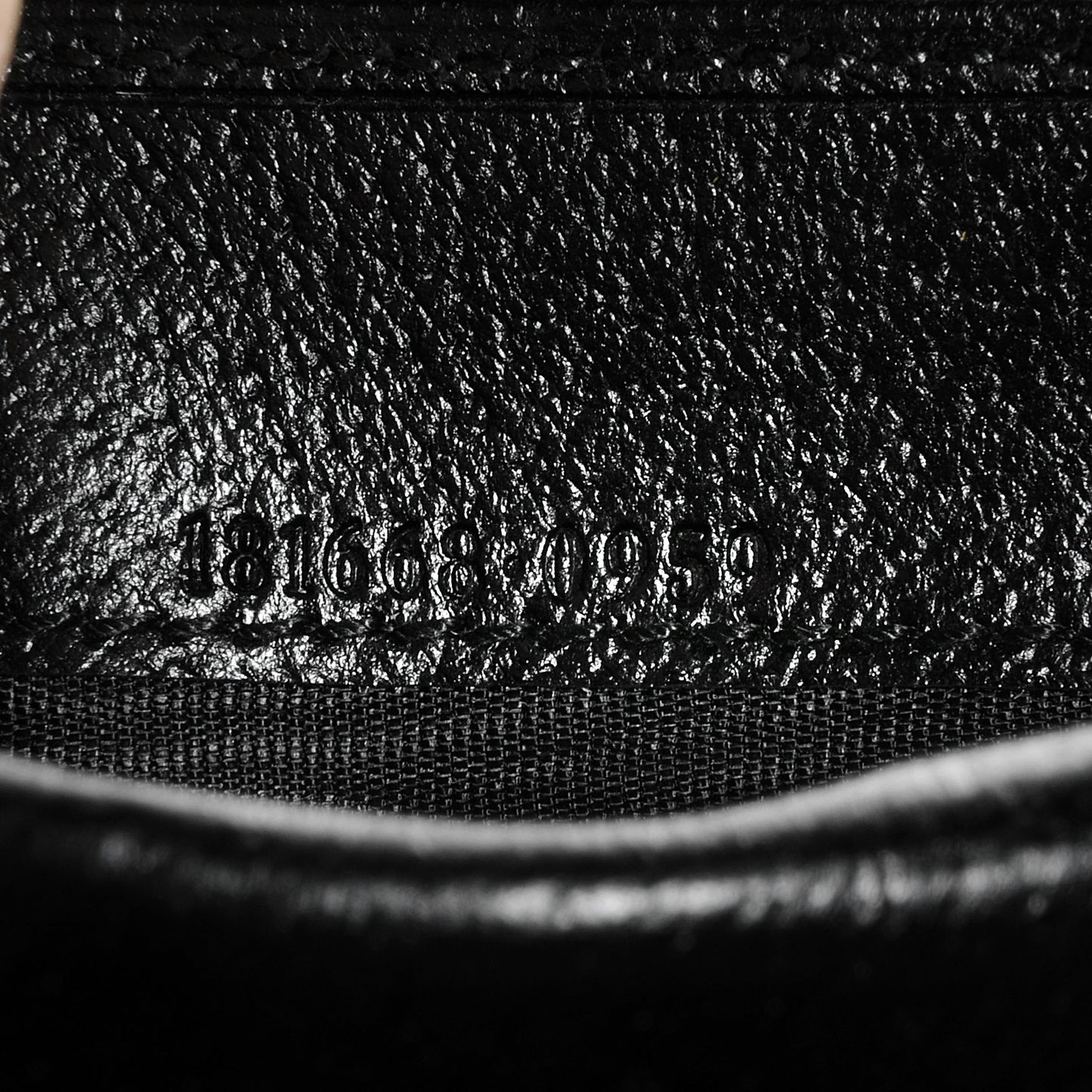 Monogram Calfskin Ladies Web Long Wallet Black