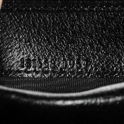 Gucci Monogram Calfskin Ladies Web Long Wallet Black 8 of 8