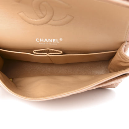 Chanel Washed Lambskin Quilted Medium Double Flap Bijoux Chain Pink 5 of 12