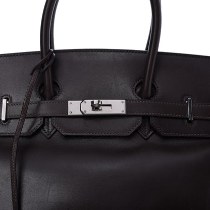 Hermes Box Bi-Color Birkin 35 Raisin Cyclamen 10 of 10