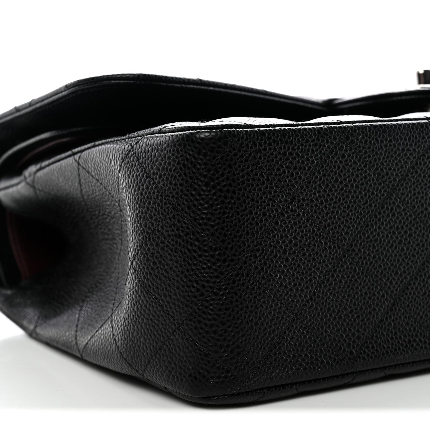 Chanel Caviar Quilted Jumbo Double Flap Black 9 of 11
