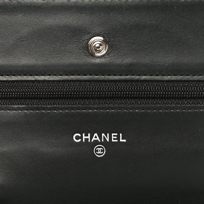 Chanel Caviar Timeless CC Wallet On Chain WOC Black 6 of 17