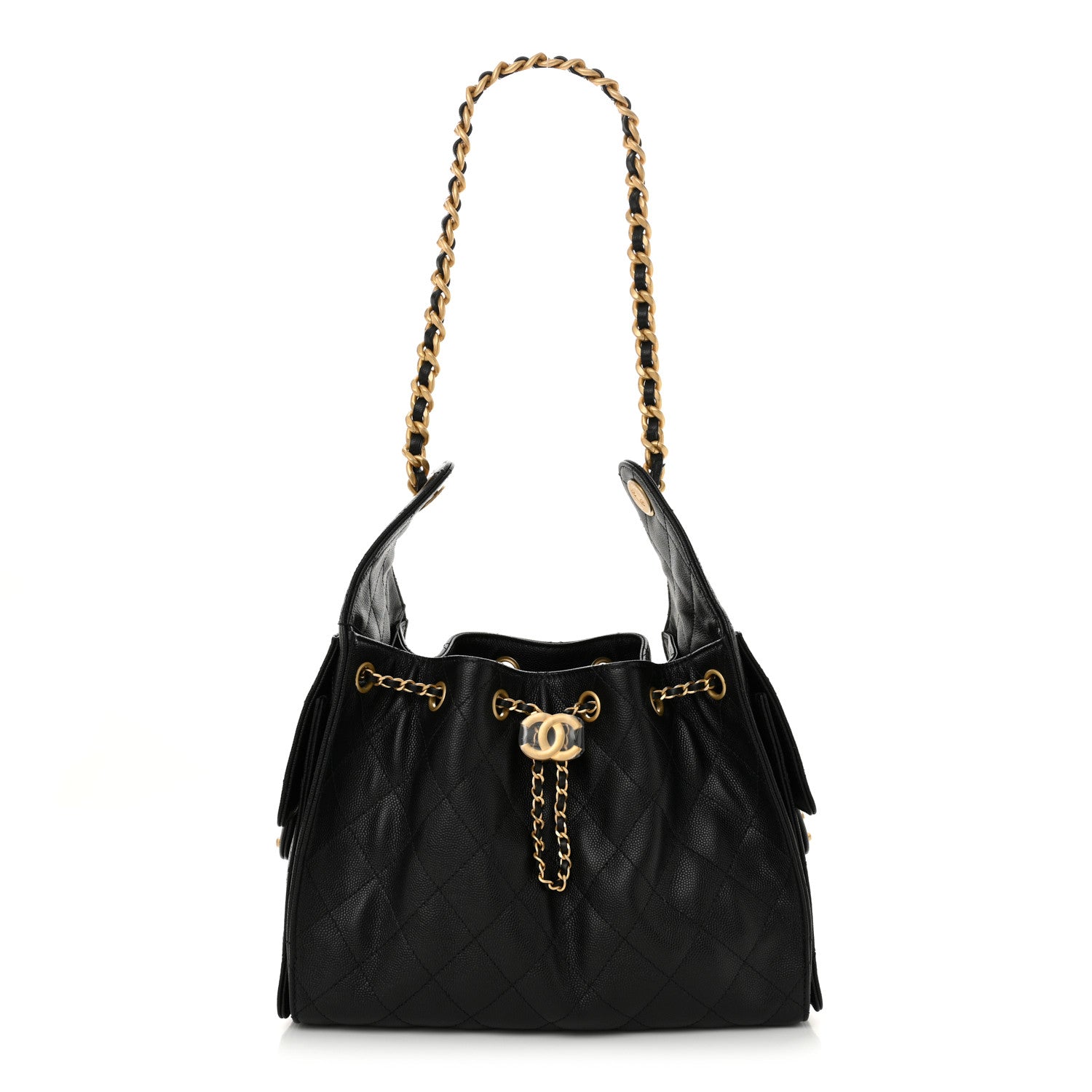 Chanel Caviar Quilted Small Chanel 25 Handbag Black 1 of 11