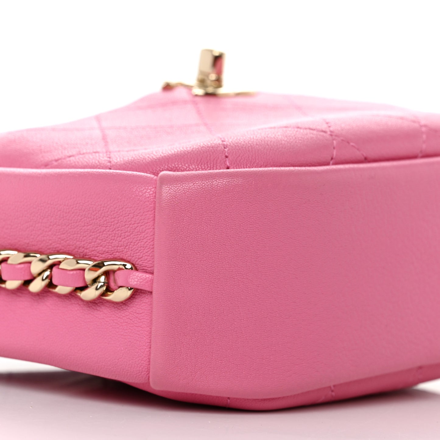 Goatskin Small Casual Trip Camera Case Pink