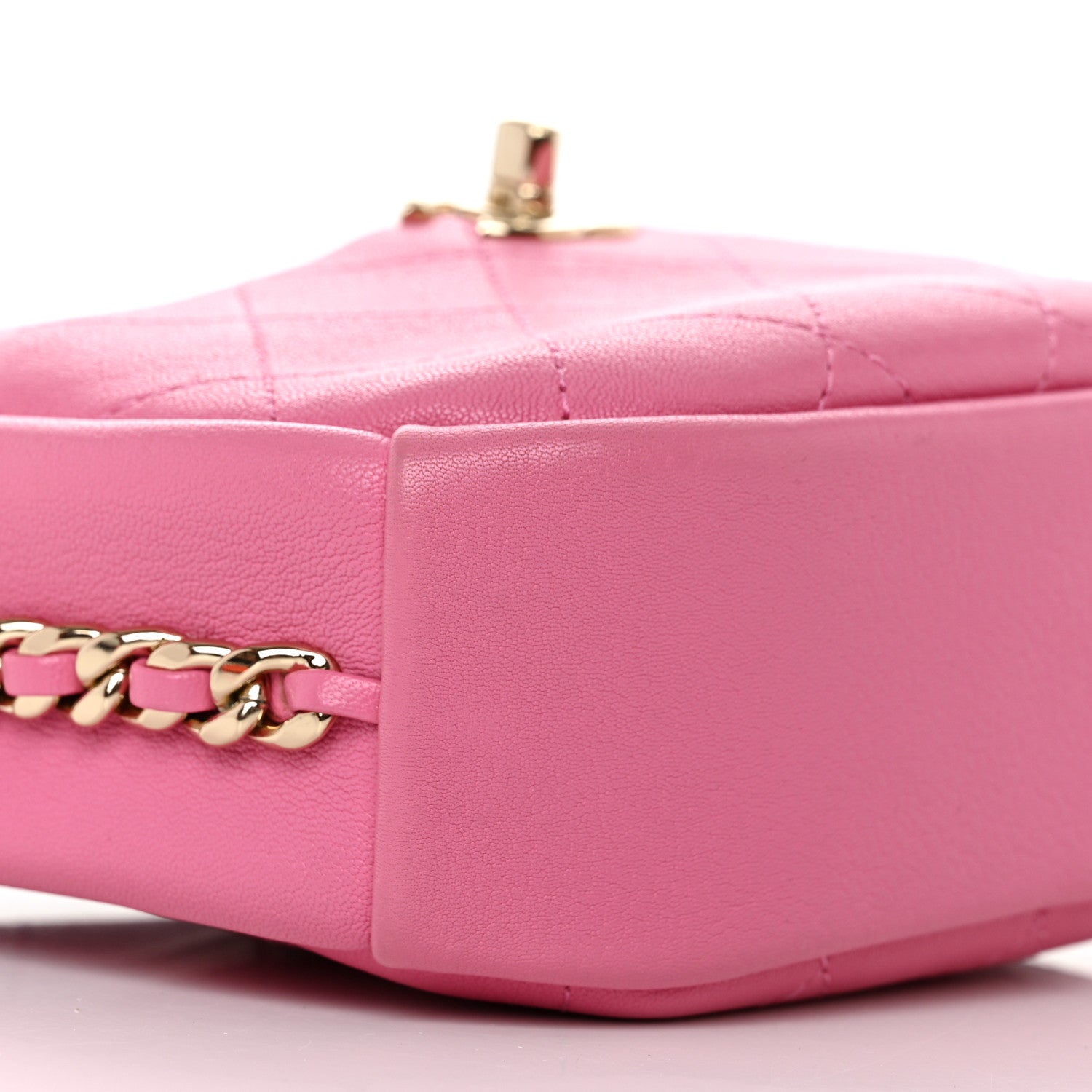 Chanel Goatskin Small Casual Trip Camera Case Pink 9 of 11