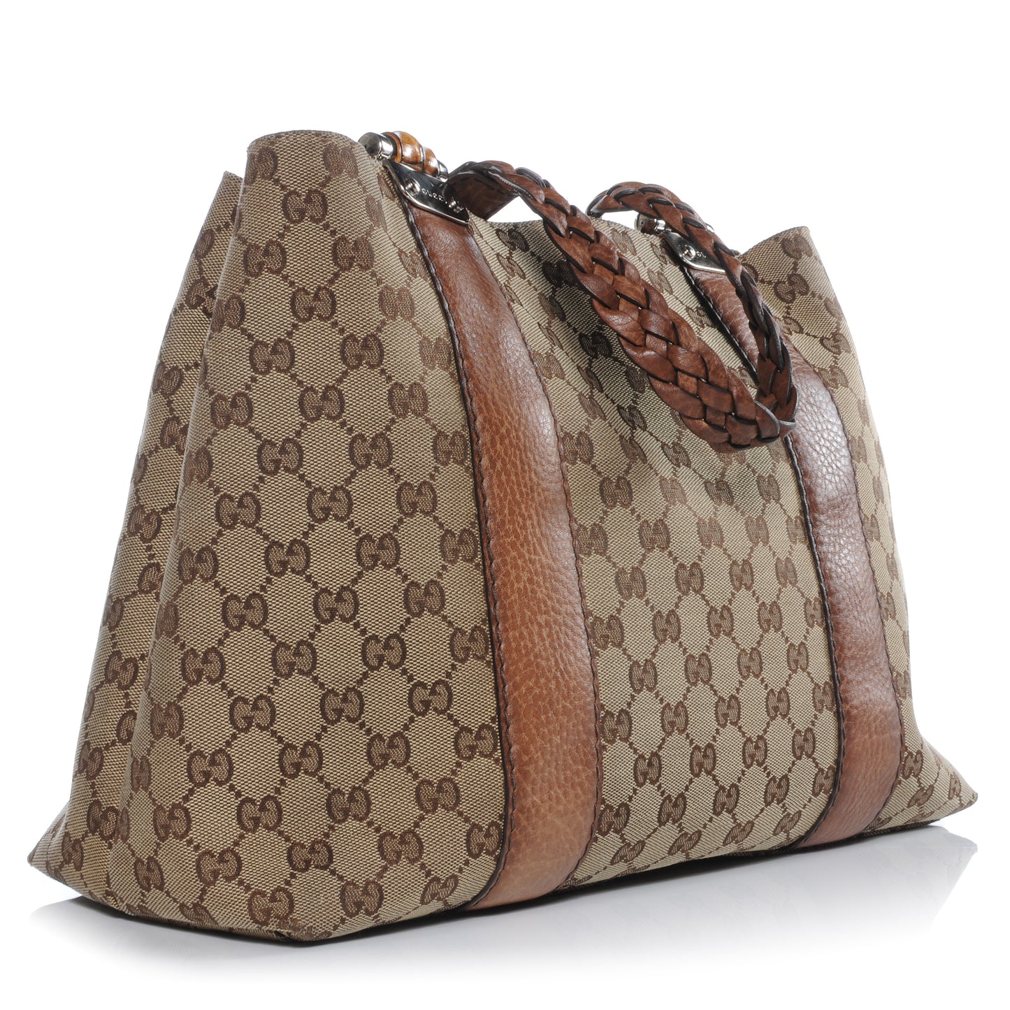 Monogram Bamboo Bar Medium Tote