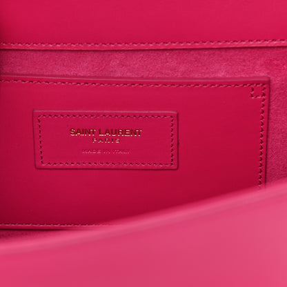 Saint Laurent Smooth Calfskin Medium Classic Monogram Kate Tassel Satchel Fuchsia 6 of 16
