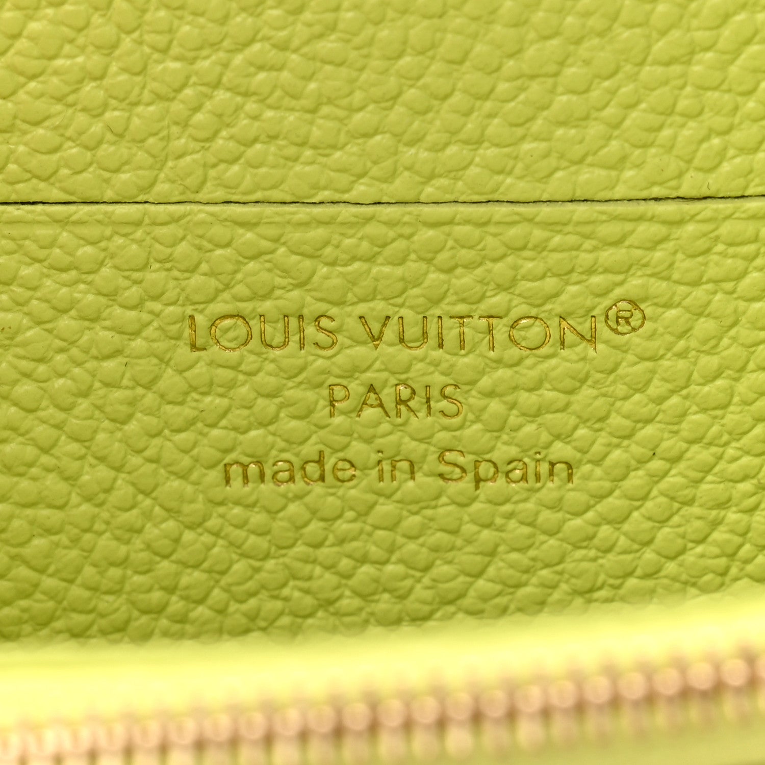 Louis Vuitton Empreinte Rosalie Coin Purse Zesty Lime 6 of 7